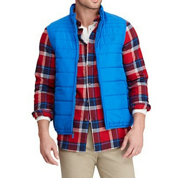 Sold! Chaps Tropic Roy Packable Zip Up Vest - Picture 6 of 6